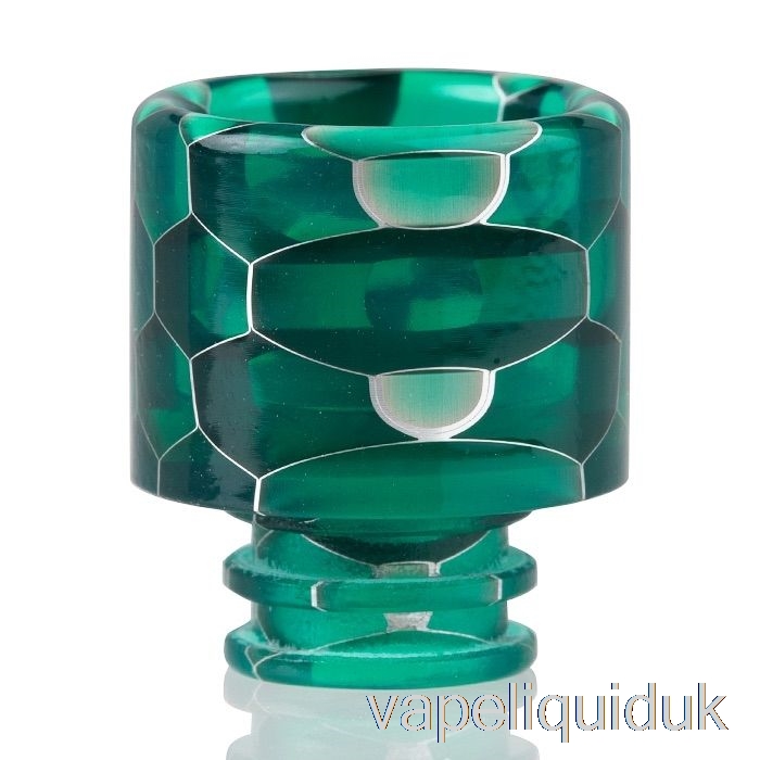 510 Snakeskin Resin Drip Tip Green Vape Juice